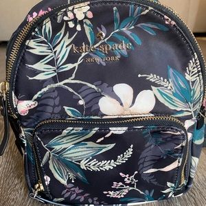 Kate Spade floral mini backpack